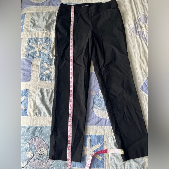 Counterparts Womens Pull on Black Classic Work Office Slim Fit Pants Size 8 - Picture 7 of 12